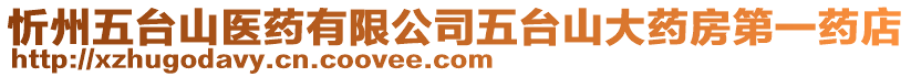 忻州五臺山醫(yī)藥有限公司五臺山大藥房第一藥店
