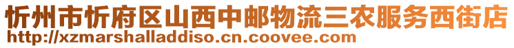 忻州市忻府區(qū)山西中郵物流三農(nóng)服務(wù)西街店