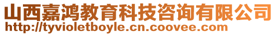 山西嘉鴻教育科技咨詢有限公司