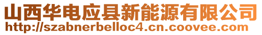 山西華電應(yīng)縣新能源有限公司