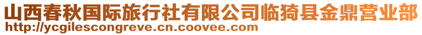 山西春秋國際旅行社有限公司臨猗縣金鼎營業(yè)部