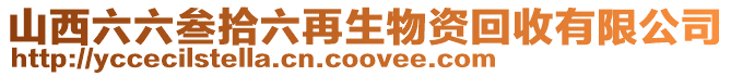 山西六六叁拾六再生物资回收有限公司