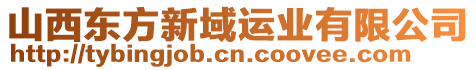 山西東方新域運(yùn)業(yè)有限公司