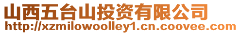 山西五臺山投資有限公司
