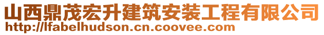 山西鼎茂宏升建筑安裝工程有限公司