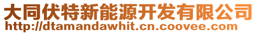 大同伏特新能源開發有限公司