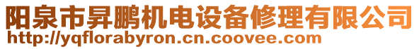 陽泉市昇鵬機(jī)電設(shè)備修理有限公司