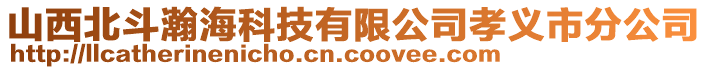 山西北斗瀚?？萍加邢薰拘⒘x市分公司