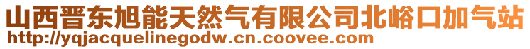 山西晉東旭能天然氣有限公司北峪口加氣站