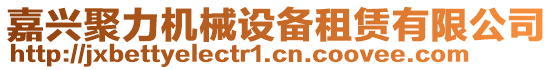 嘉興聚力機(jī)械設(shè)備租賃有限公司