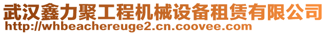 武漢鑫力聚工程機(jī)械設(shè)備租賃有限公司