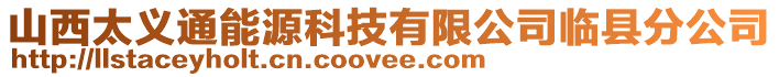 山西太義通能源科技有限公司臨縣分公司