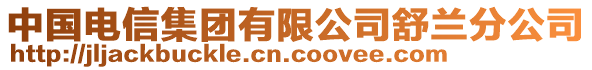 中國電信集團(tuán)有限公司舒蘭分公司