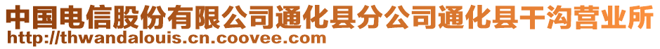 中國(guó)電信股份有限公司通化縣分公司通化縣干溝營(yíng)業(yè)所