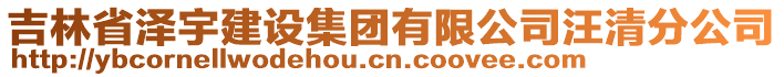 吉林省澤宇建設(shè)集團(tuán)有限公司汪清分公司