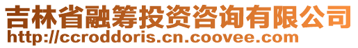 吉林省融籌投資咨詢有限公司