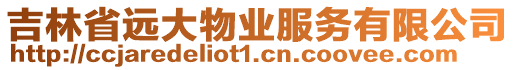 吉林省遠(yuǎn)大物業(yè)服務(wù)有限公司