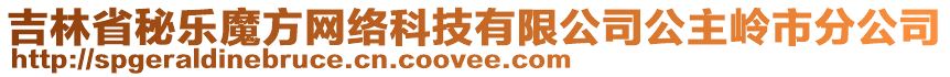 吉林省秘樂魔方網絡科技有限公司公主嶺市分公司