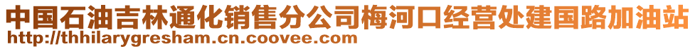 中國石油吉林通化銷售分公司梅河口經(jīng)營處建國路加油站