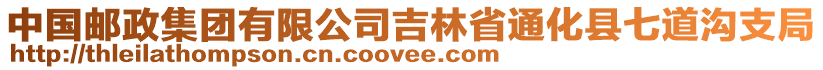 中國郵政集團(tuán)有限公司吉林省通化縣七道溝支局