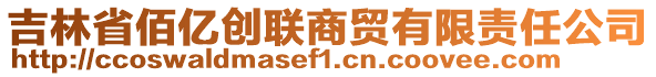 吉林省佰億創(chuàng)聯(lián)商貿(mào)有限責(zé)任公司