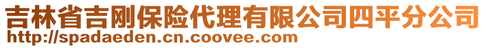 吉林省吉剛保險代理有限公司四平分公司