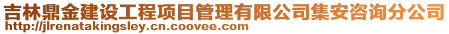 吉林鼎金建設工程項目管理有限公司集安咨詢分公司