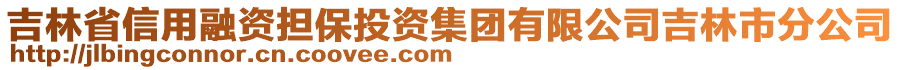 吉林省信用融資擔保投資集團有限公司吉林市分公司