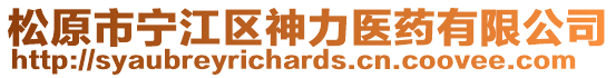 松原市寧江區(qū)神力醫(yī)藥有限公司