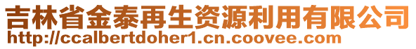 吉林省金泰再生資源利用有限公司