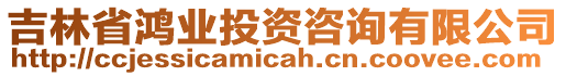 吉林省鴻業(yè)投資咨詢有限公司