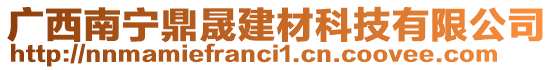 廣西南寧鼎晟建材科技有限公司