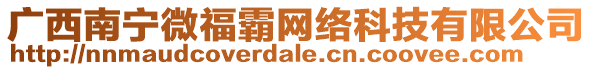 廣西南寧微福霸網(wǎng)絡(luò)科技有限公司