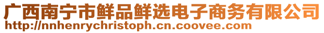 廣西南寧市鮮品鮮選電子商務(wù)有限公司