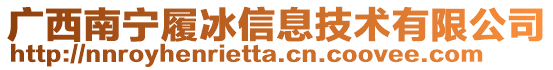 廣西南寧履冰信息技術(shù)有限公司