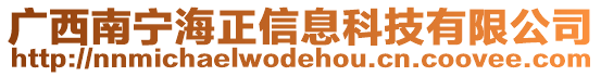 廣西南寧海正信息科技有限公司