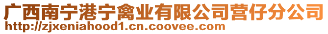 廣西南寧港寧禽業有限公司營仔分公司