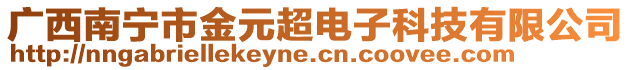 廣西南寧市金元超電子科技有限公司