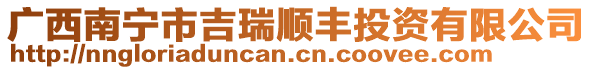 廣西南寧市吉瑞順豐投資有限公司