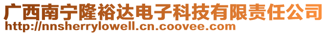 廣西南寧隆裕達電子科技有限責任公司