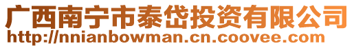 廣西南寧市泰岱投資有限公司