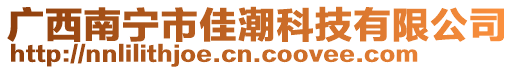 廣西南寧市佳潮科技有限公司