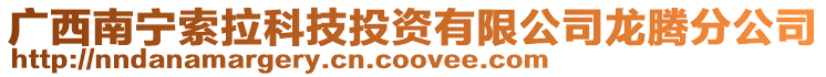 廣西南寧索拉科技投資有限公司龍騰分公司