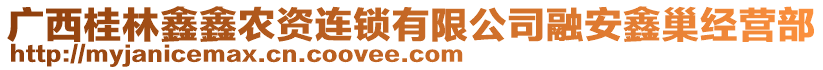 廣西桂林鑫鑫農(nóng)資連鎖有限公司融安鑫巢經(jīng)營(yíng)部