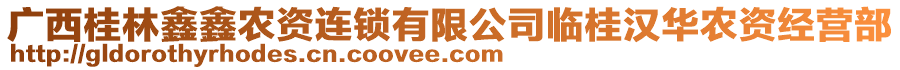 廣西桂林鑫鑫農(nóng)資連鎖有限公司臨桂漢華農(nóng)資經(jīng)營部