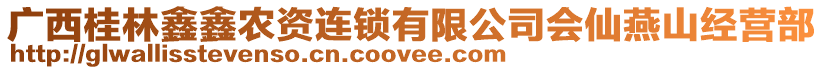 廣西桂林鑫鑫農(nóng)資連鎖有限公司會仙燕山經(jīng)營部