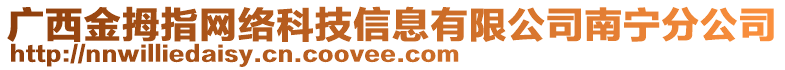 广西金拇指网络科技信息有限公司南宁分公司