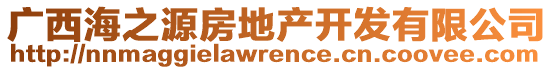 廣西海之源房地產(chǎn)開發(fā)有限公司