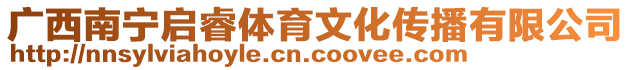 廣西南寧啟睿體育文化傳播有限公司