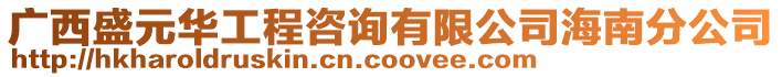 廣西盛元華工程咨詢有限公司海南分公司